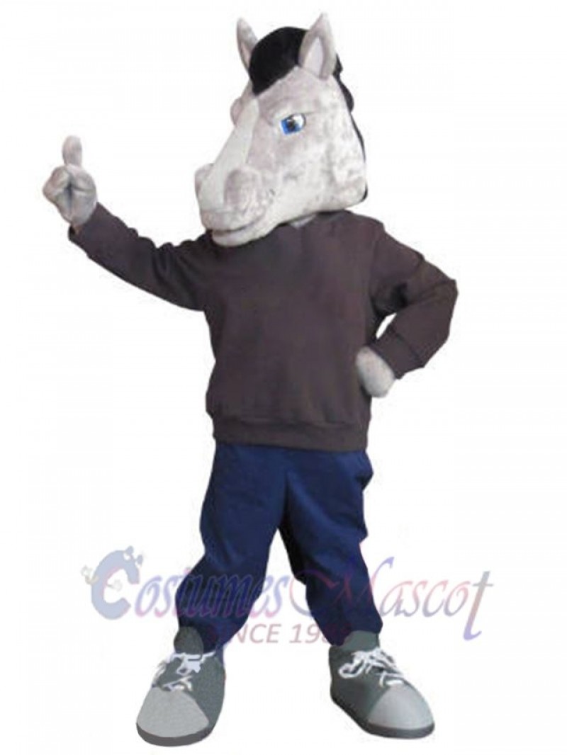 Mustang Horse mascot costume