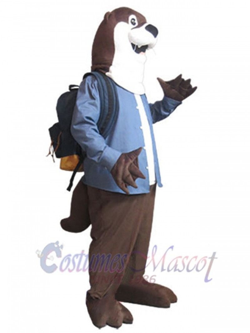 Otter mascot costume