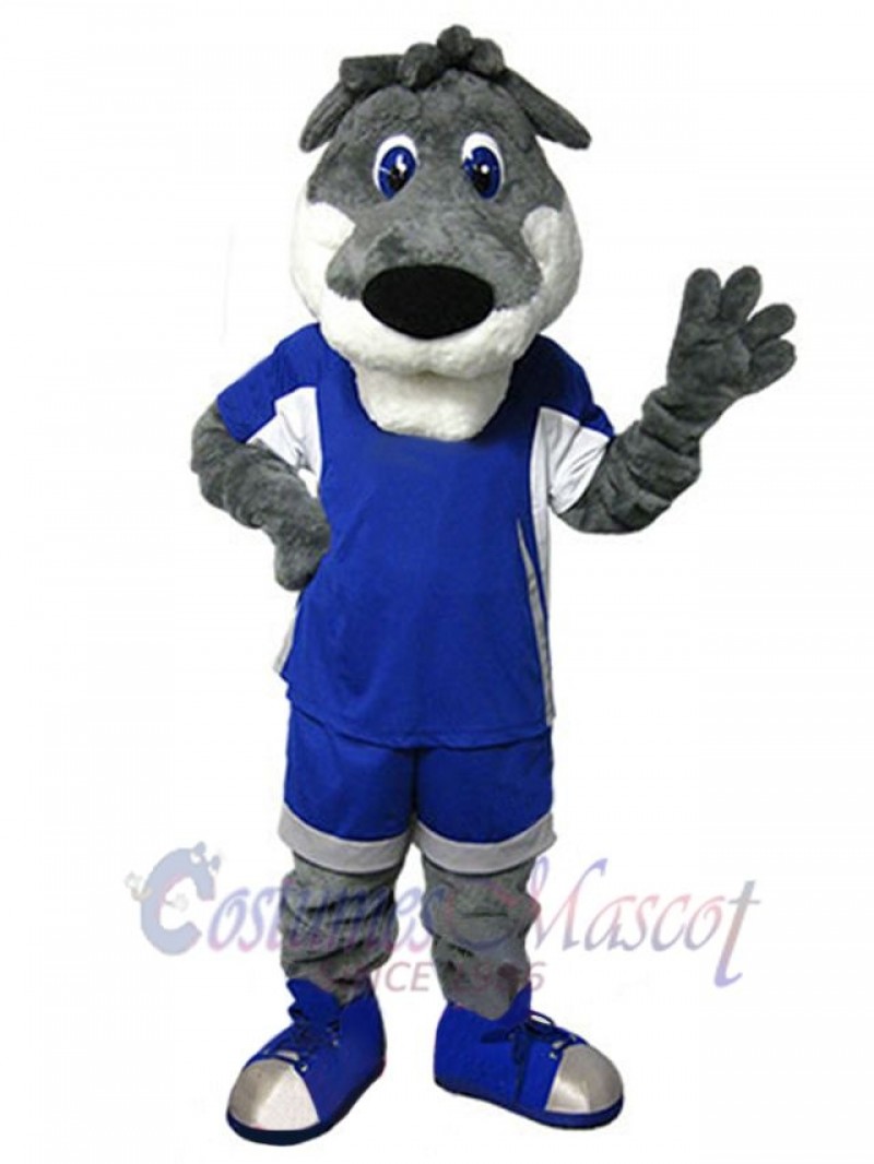 Wolf mascot costume