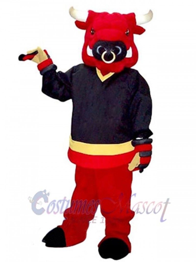 Bull mascot costume