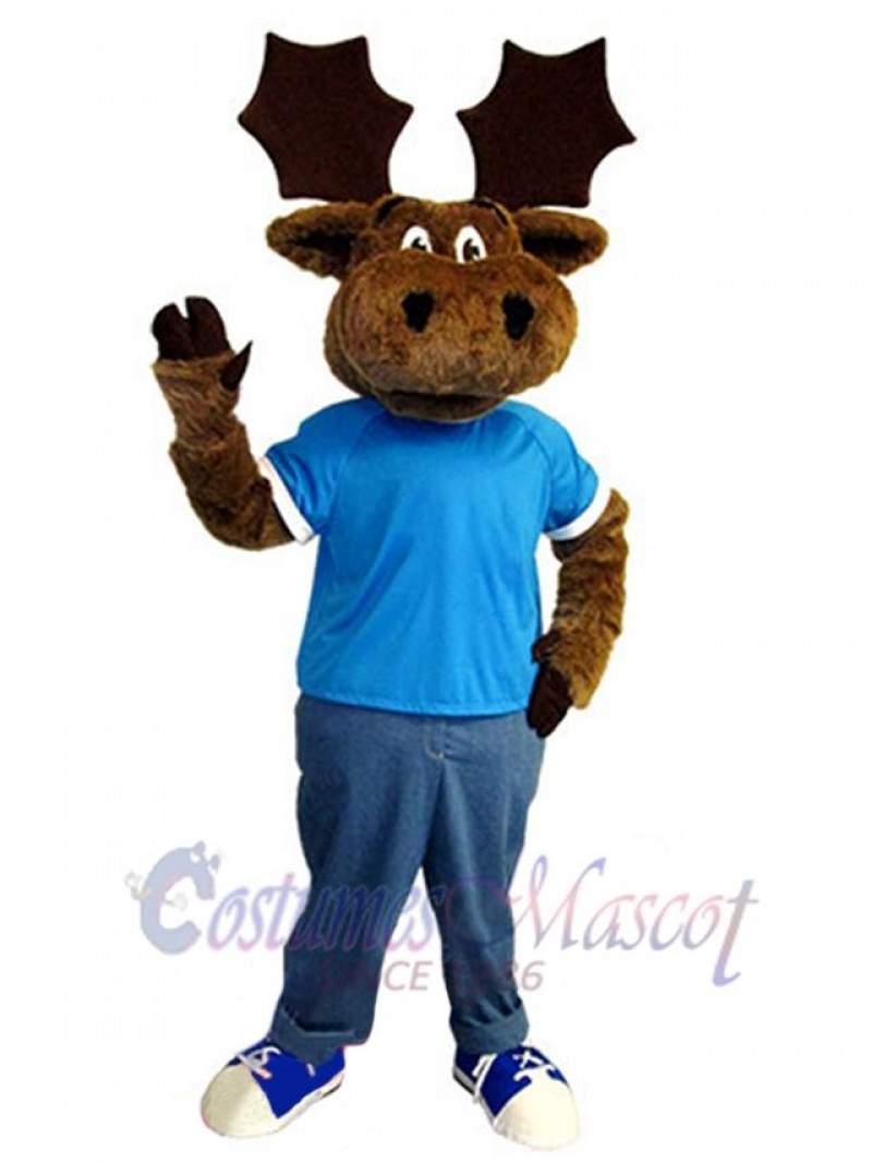 Moose mascot costume