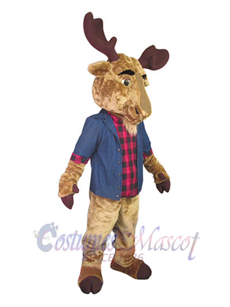 Moose mascot costume