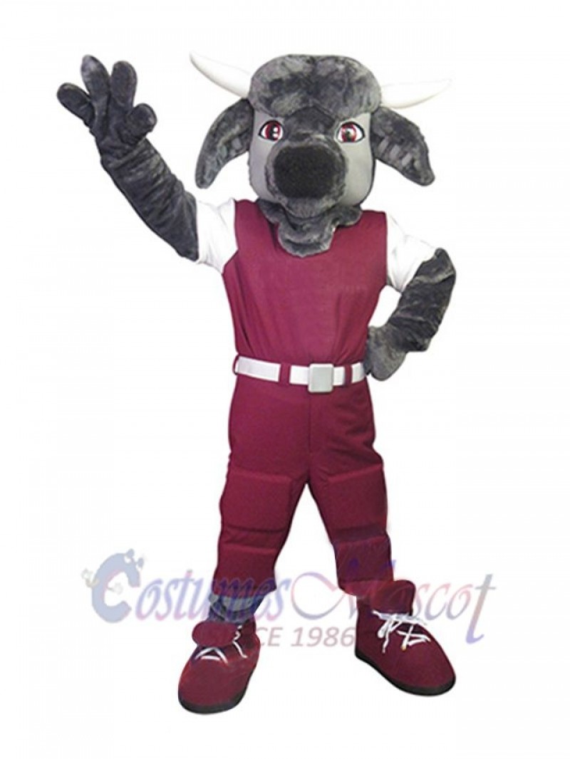 Bull mascot costume