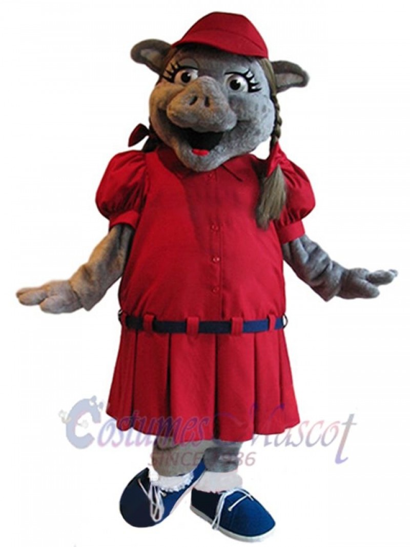 Pig mascot costume