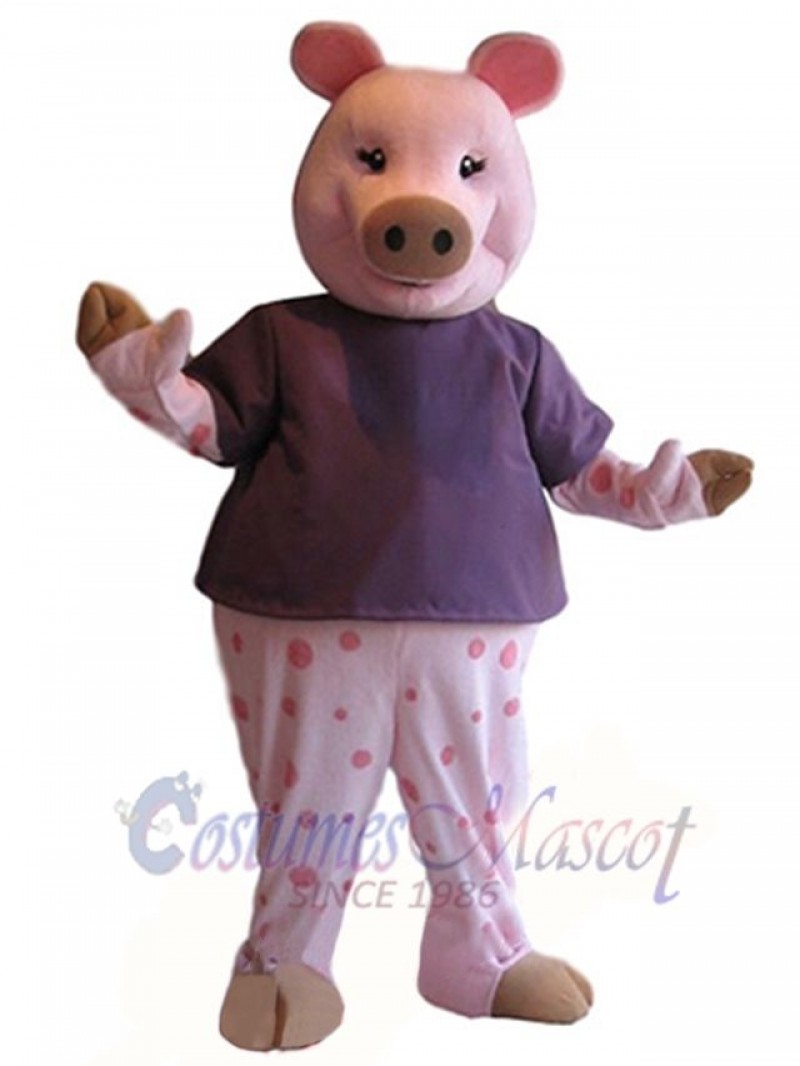 Pig mascot costume