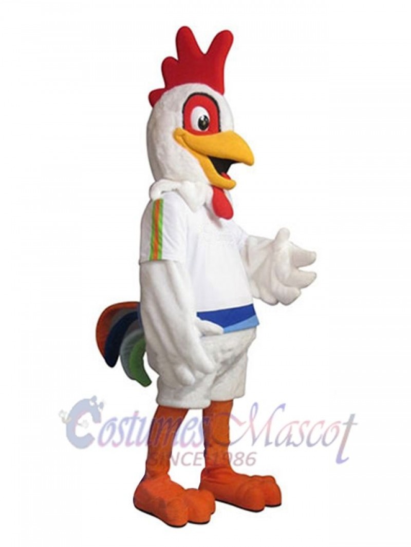 Rooster mascot costume