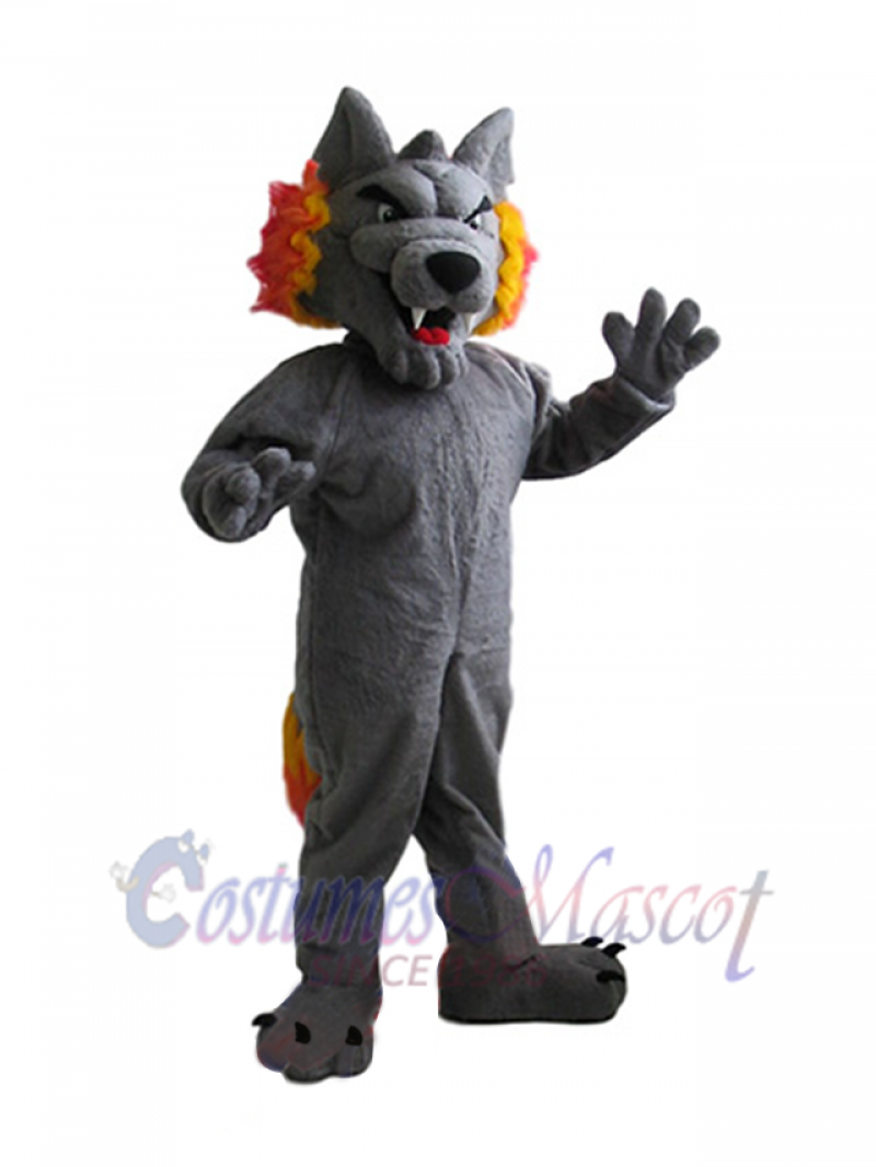 Wolf mascot costume