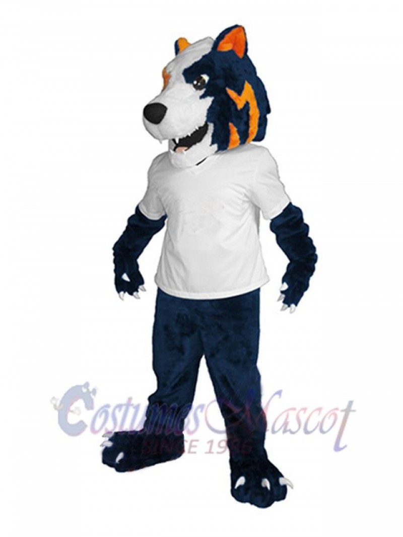 Wolf mascot costume