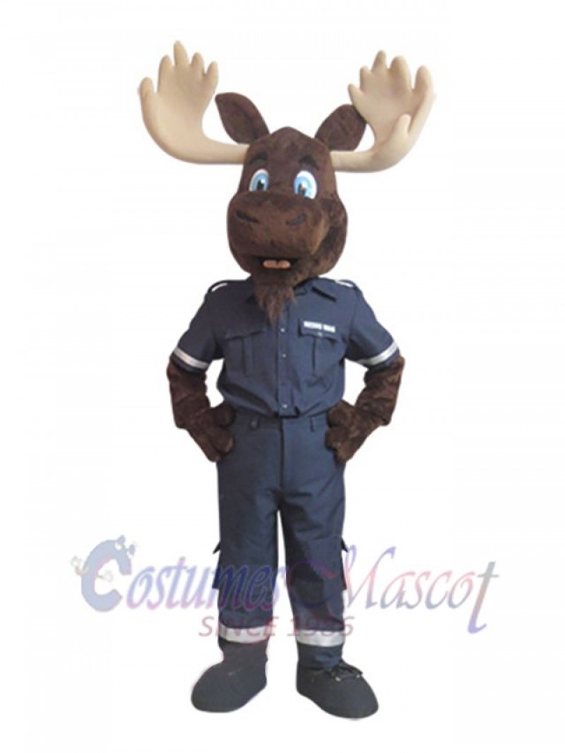 Moose mascot costume