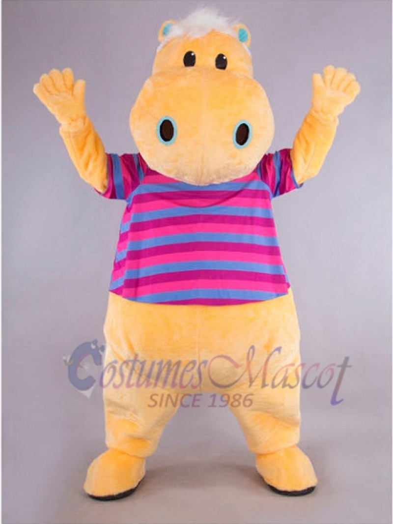 Hippo mascot costume