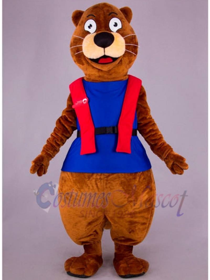 Otter mascot costume