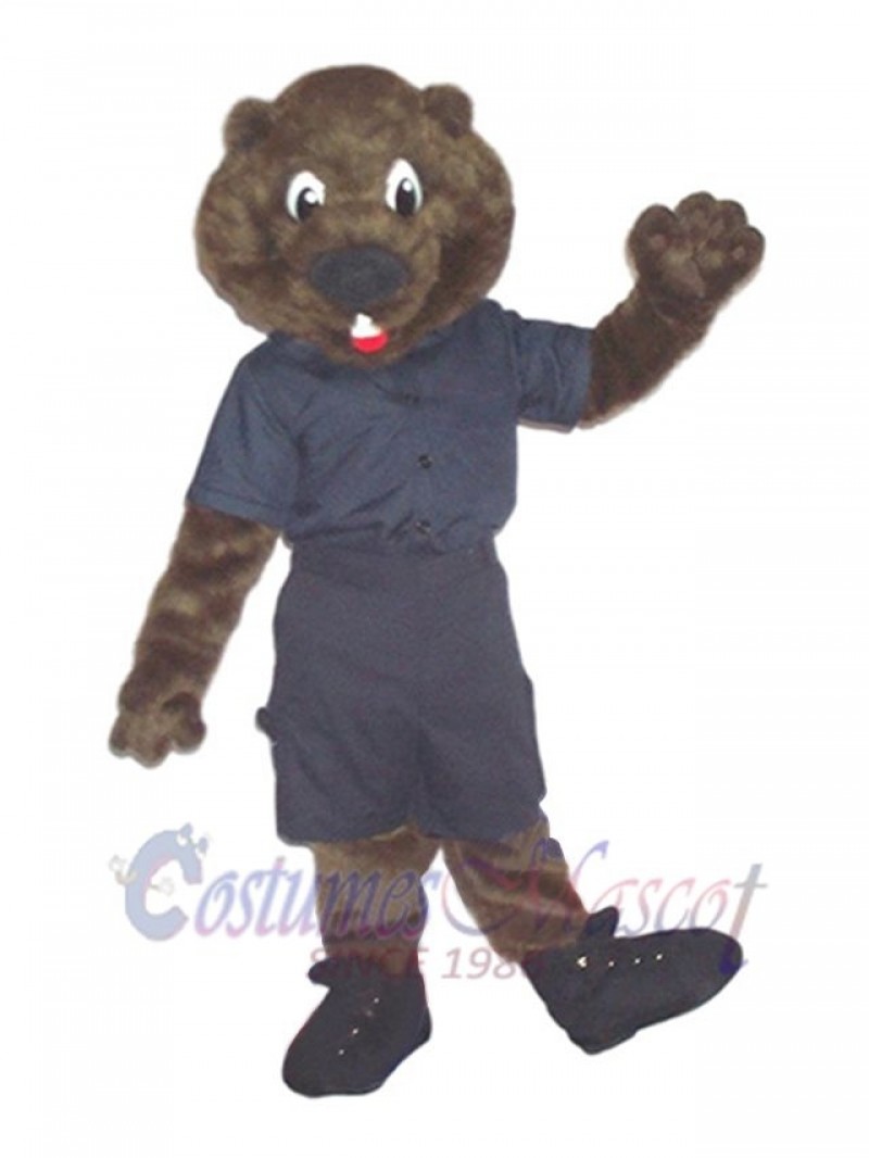 Beaver mascot costume