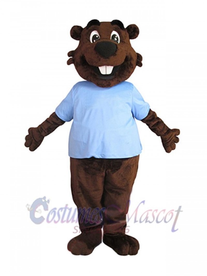 Beaver mascot costume