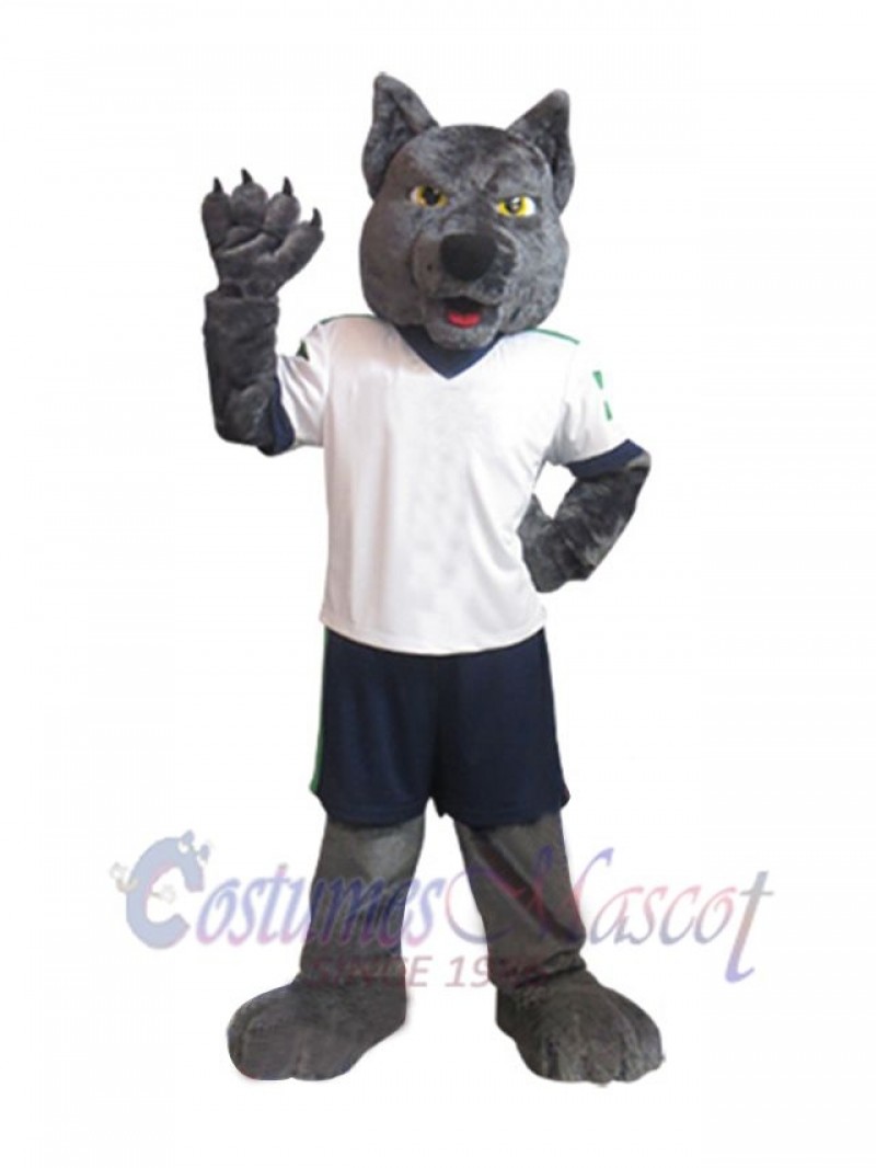 Wolf mascot costume