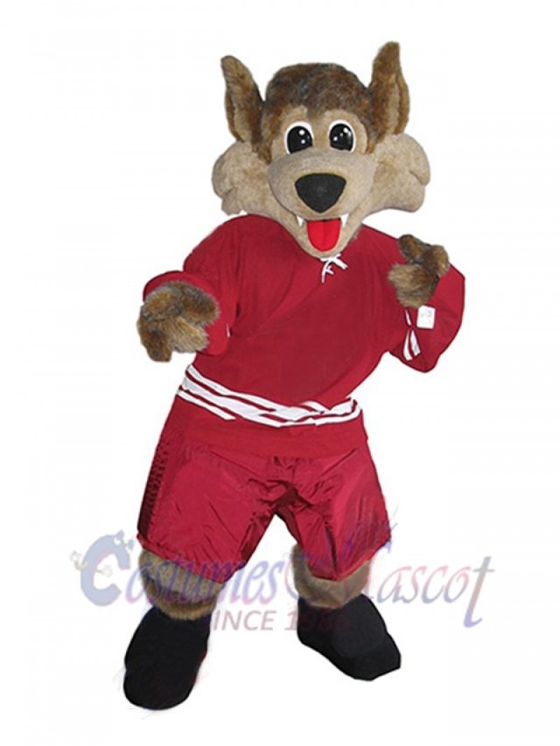 Coyote mascot costume