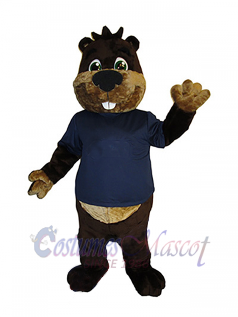 Beaver mascot costume