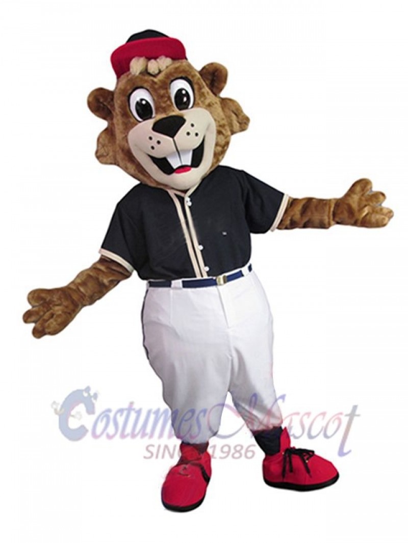 Beaver mascot costume