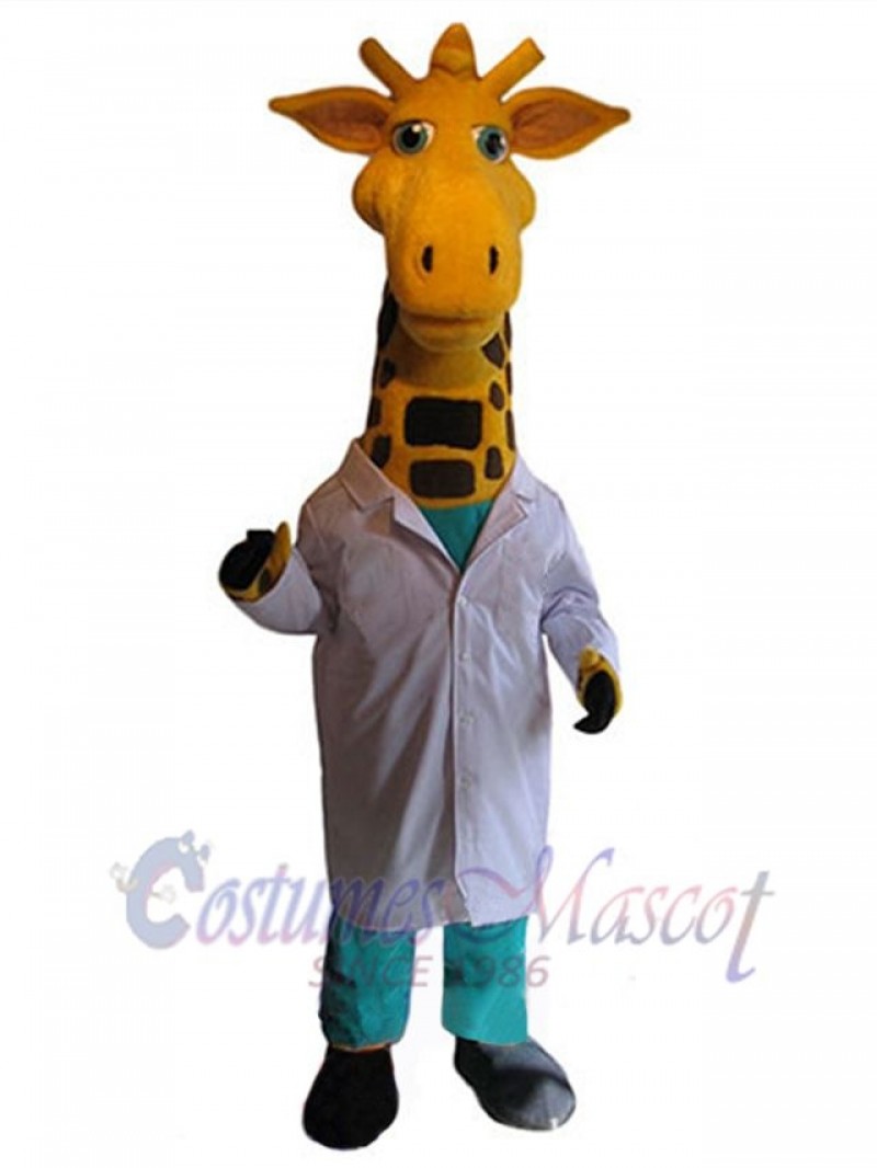 Giraffe mascot costume