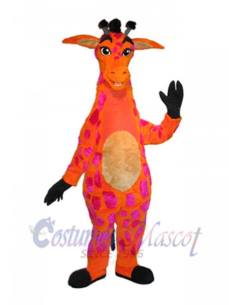 Giraffe mascot costume