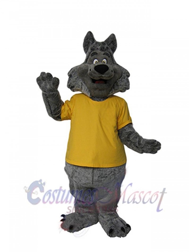 Wolf mascot costume