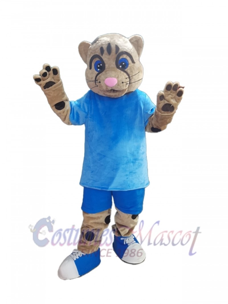 Cheetah mascot costume