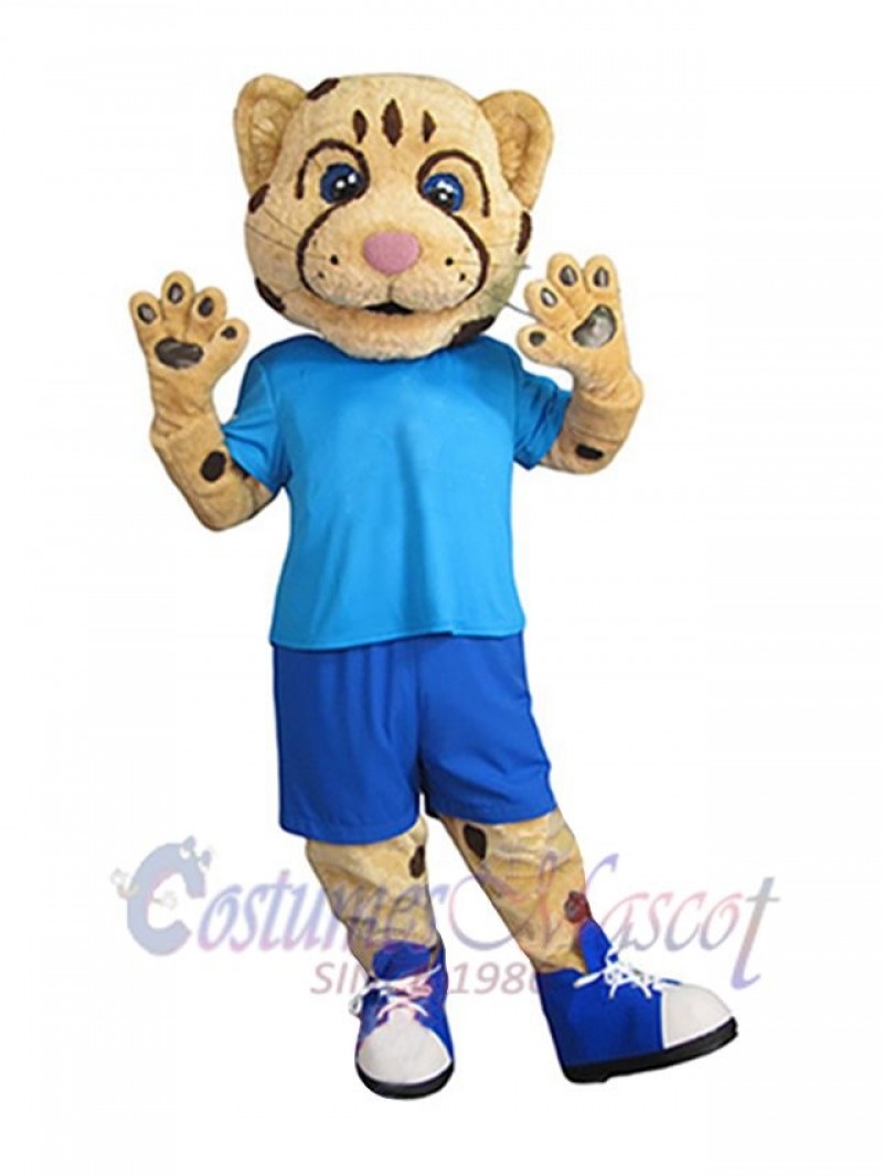 Cheetah mascot costume