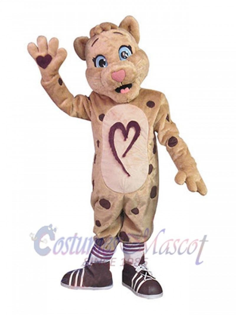 Leopard mascot costume