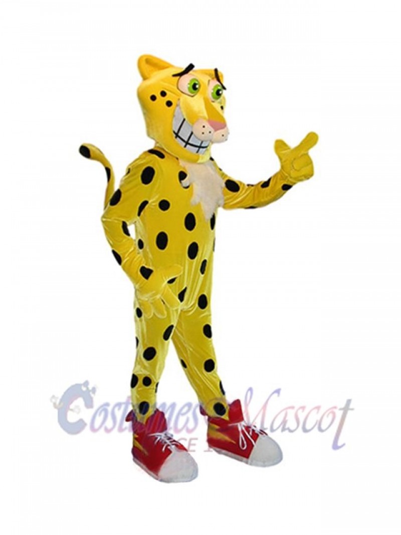Leopard mascot costume