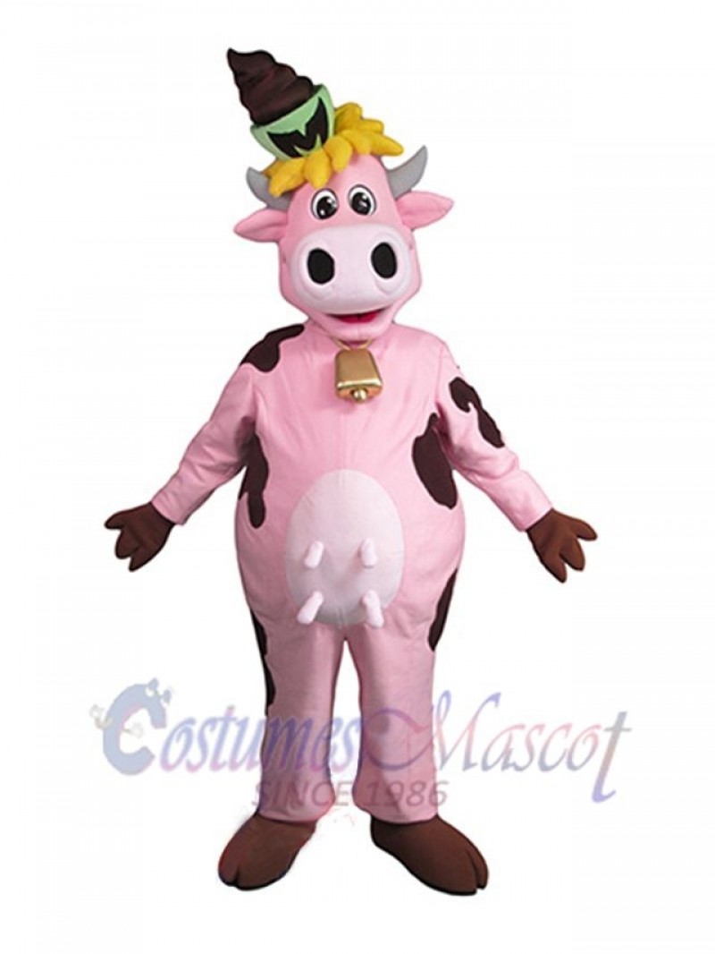 Cow mascot costume