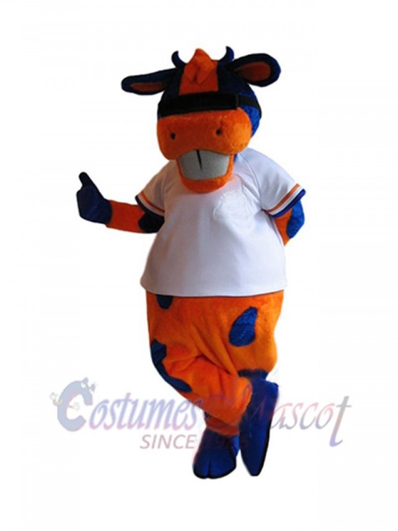 Cow mascot costume