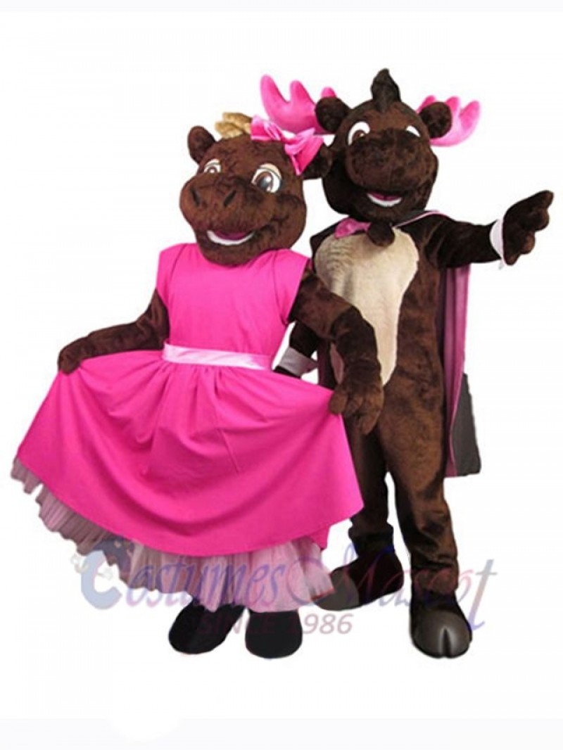 Moose mascot costume