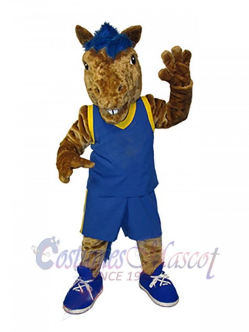 Mustang Horse mascot costume