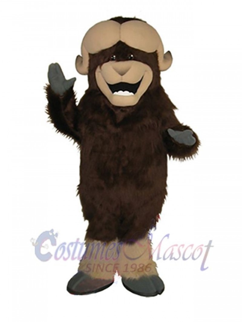 Muskox mascot costume