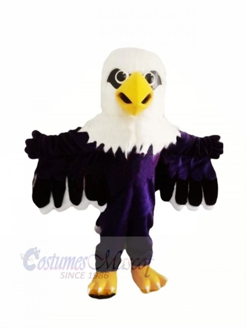 Purple Eagle Mascot Costumes Cartoon	