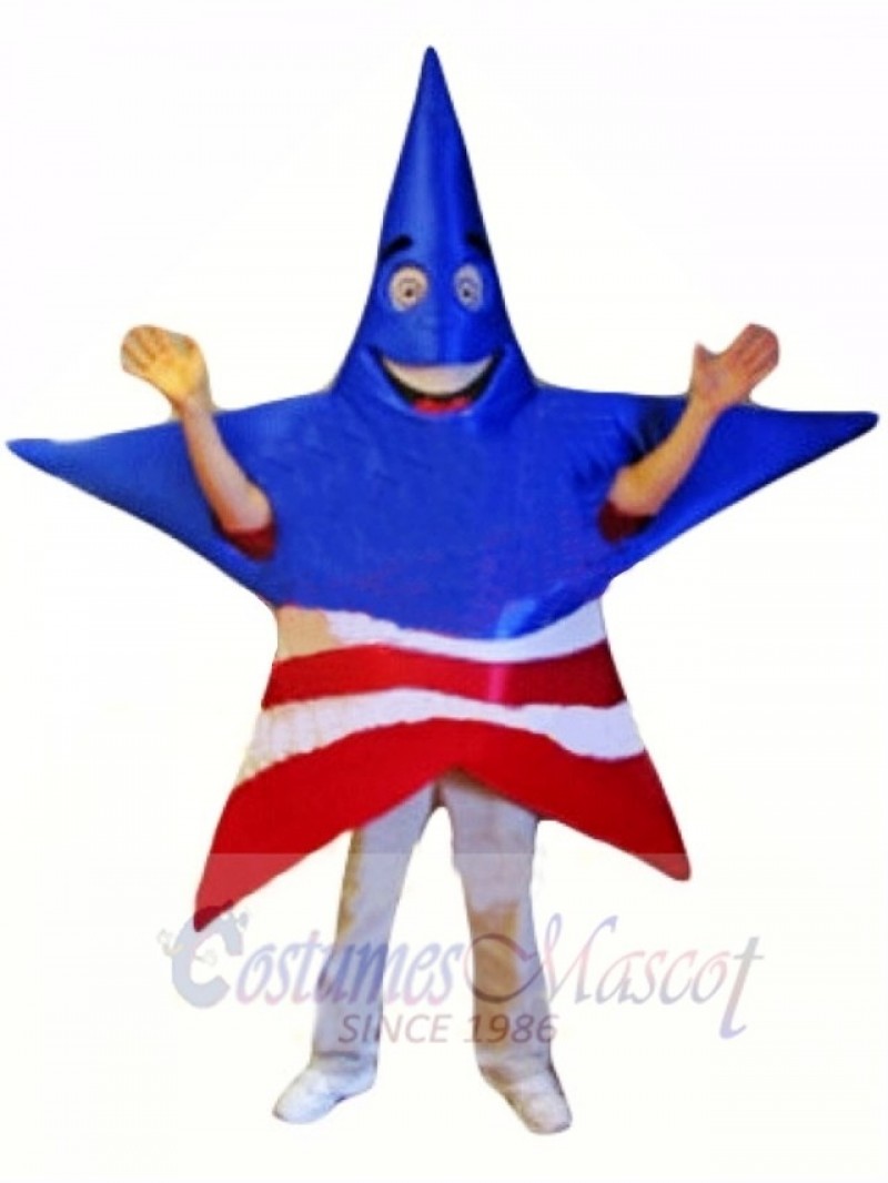 American Patriot Star Mascot Costume 
