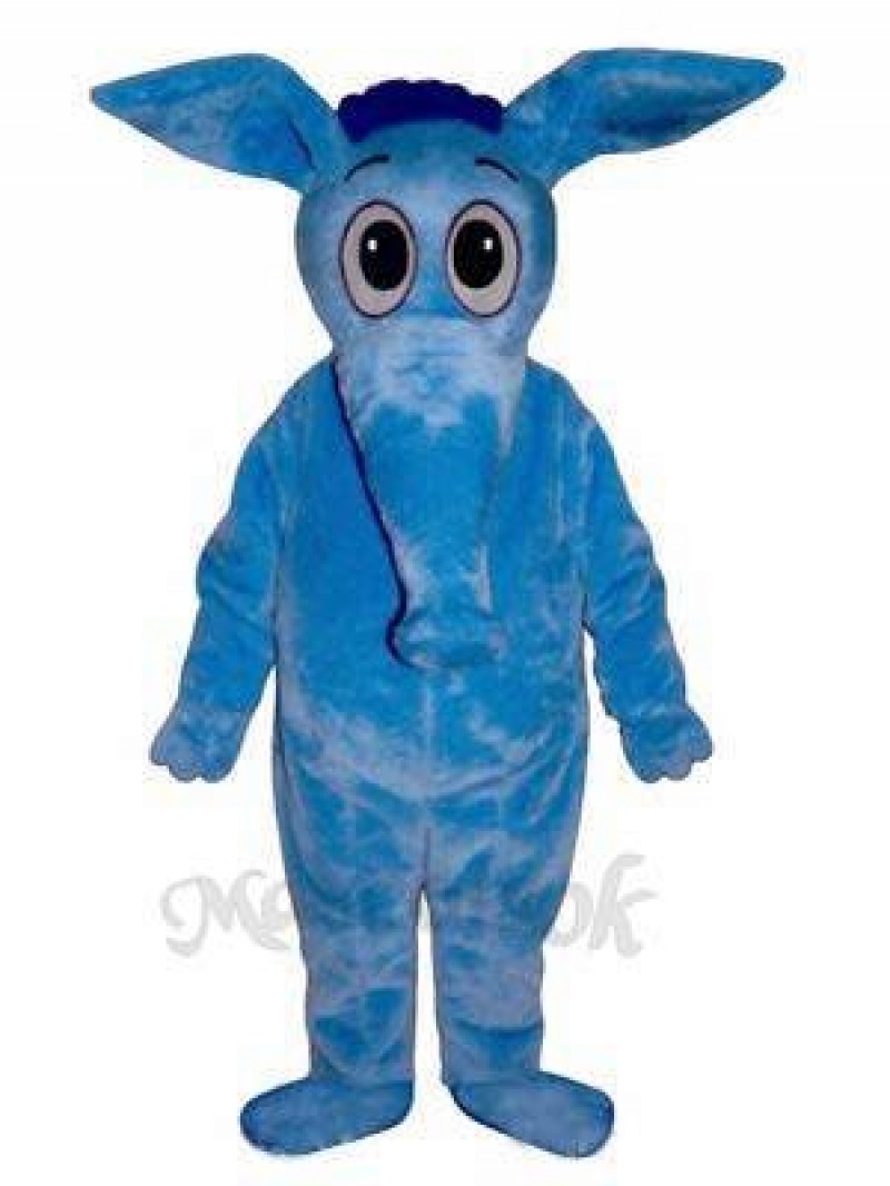 Blue Aardvark Mascot Costume
