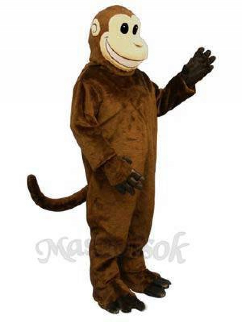 Smiling Monkey Mascot Costume