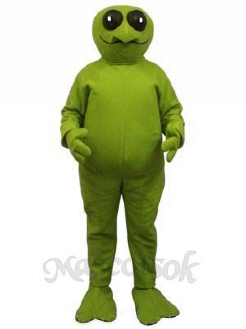 Green Alien Mascot Costume
