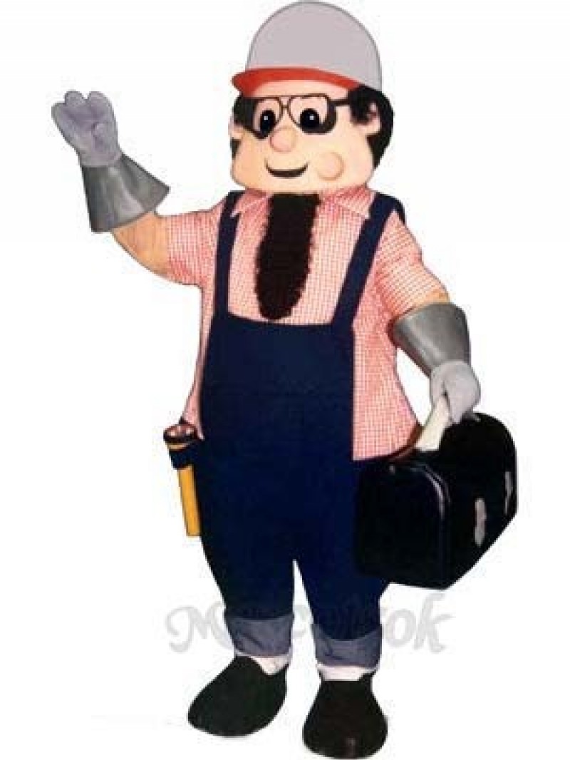 Working Man Mascot Costume