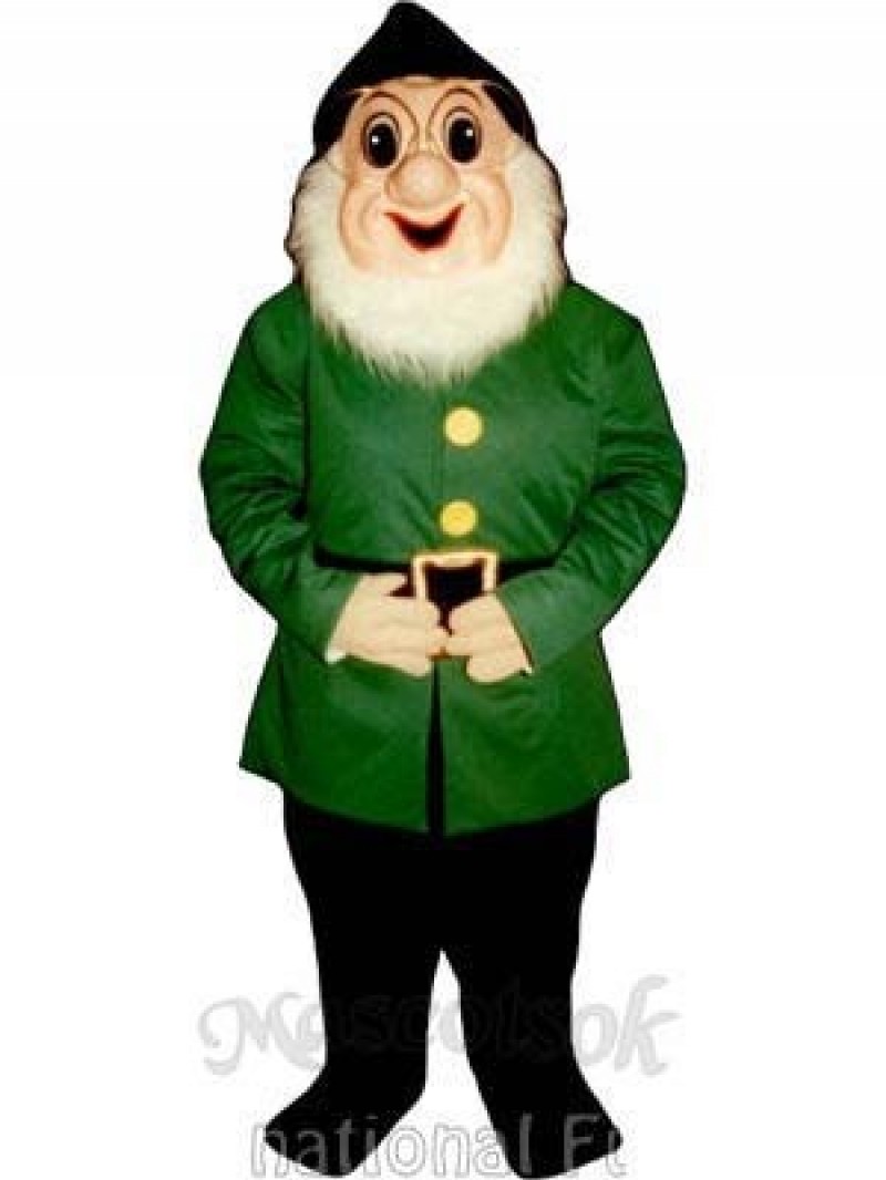 Christmas Elf with Glasses Mascot Costume