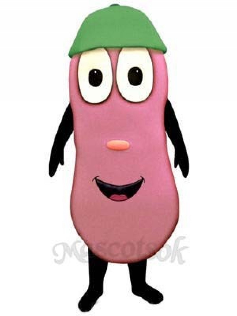 Jelly Bean with Beanie Mascot Costume