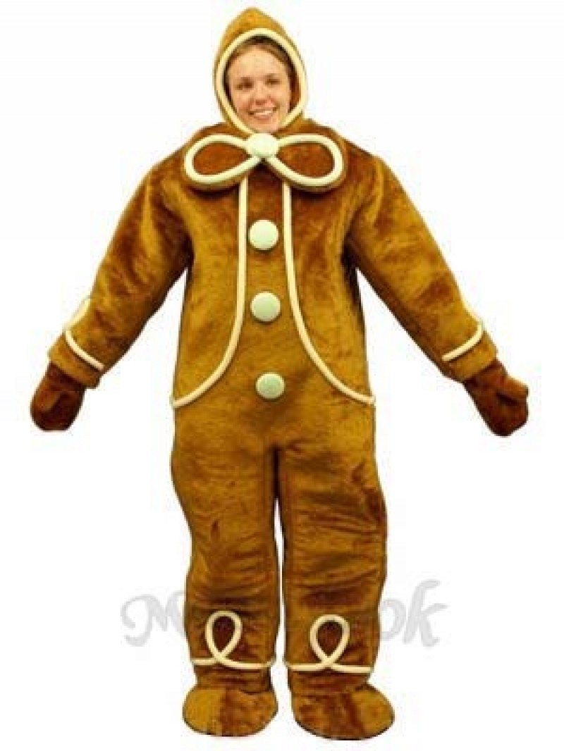 Ginger Bread with Hood Mascot Costume