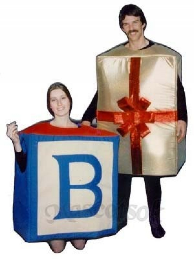 Alphabet Block Mascot Costume