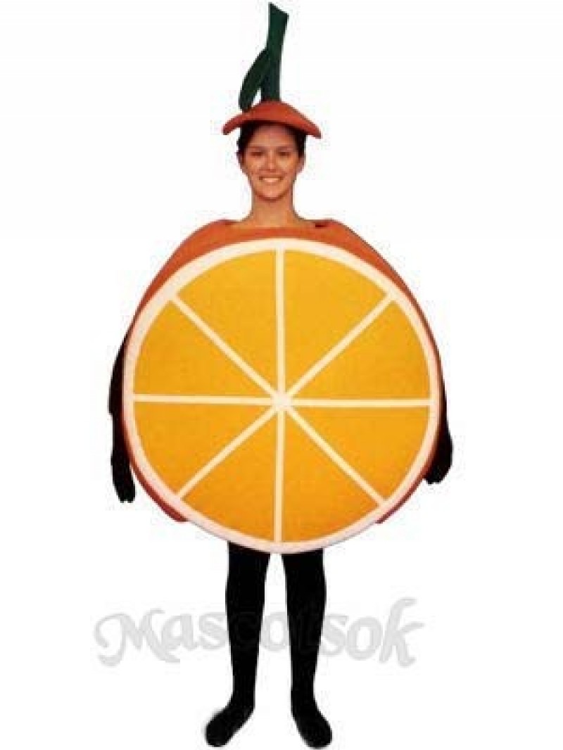 Sliced Orange Mascot Costume