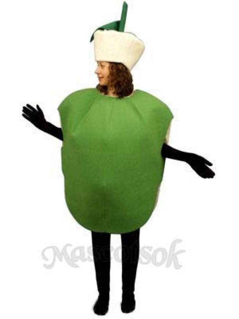 Green Apple Mascot Costume