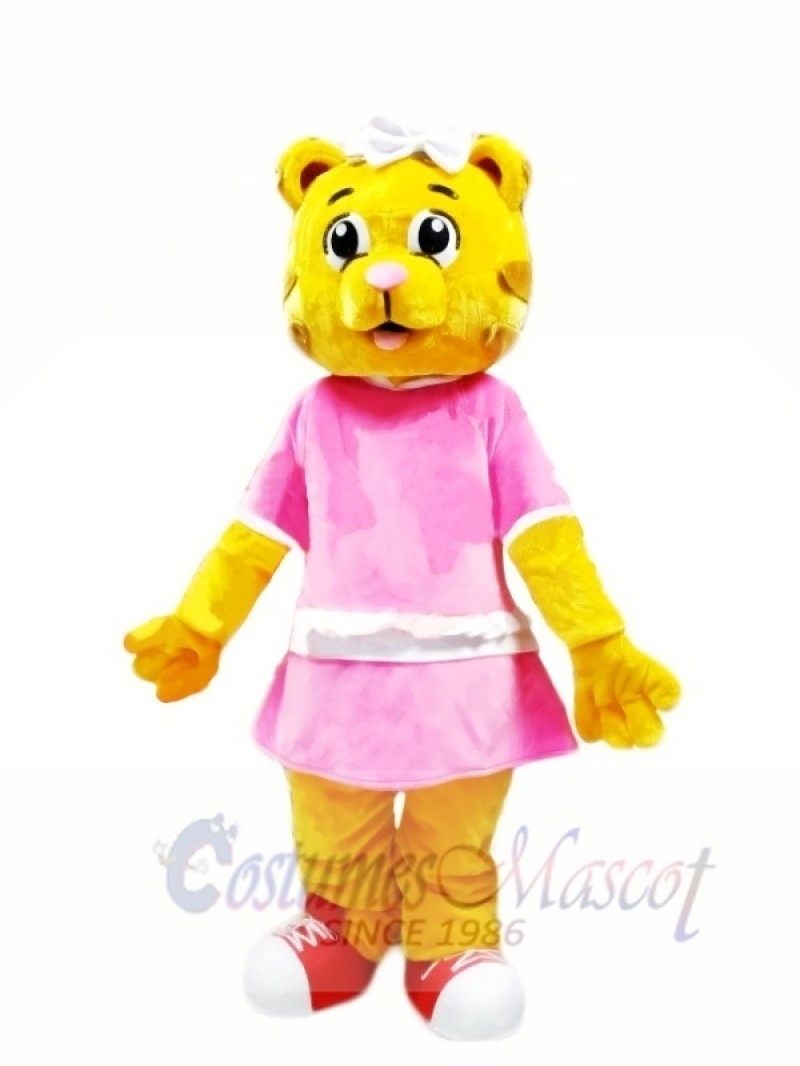 Female Daniel Tiger Mascot Costumes 