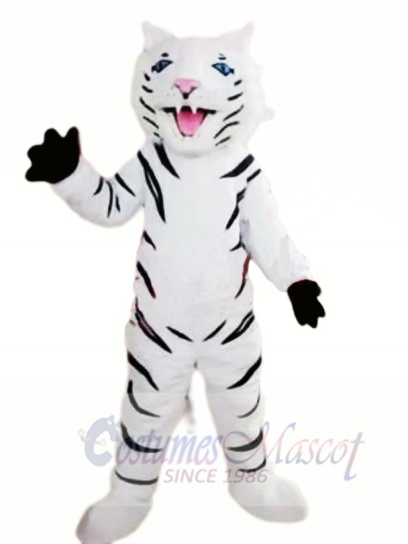 Fierce White Tiger Mascot Costumes 