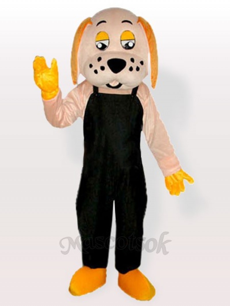 Fortune Dog Adult Mascot Costume