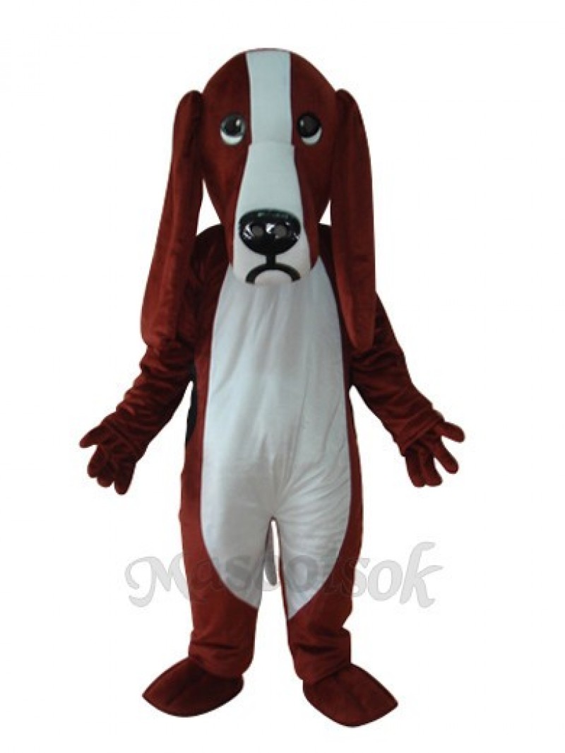Dog Short Plush Adult Mascot Costume