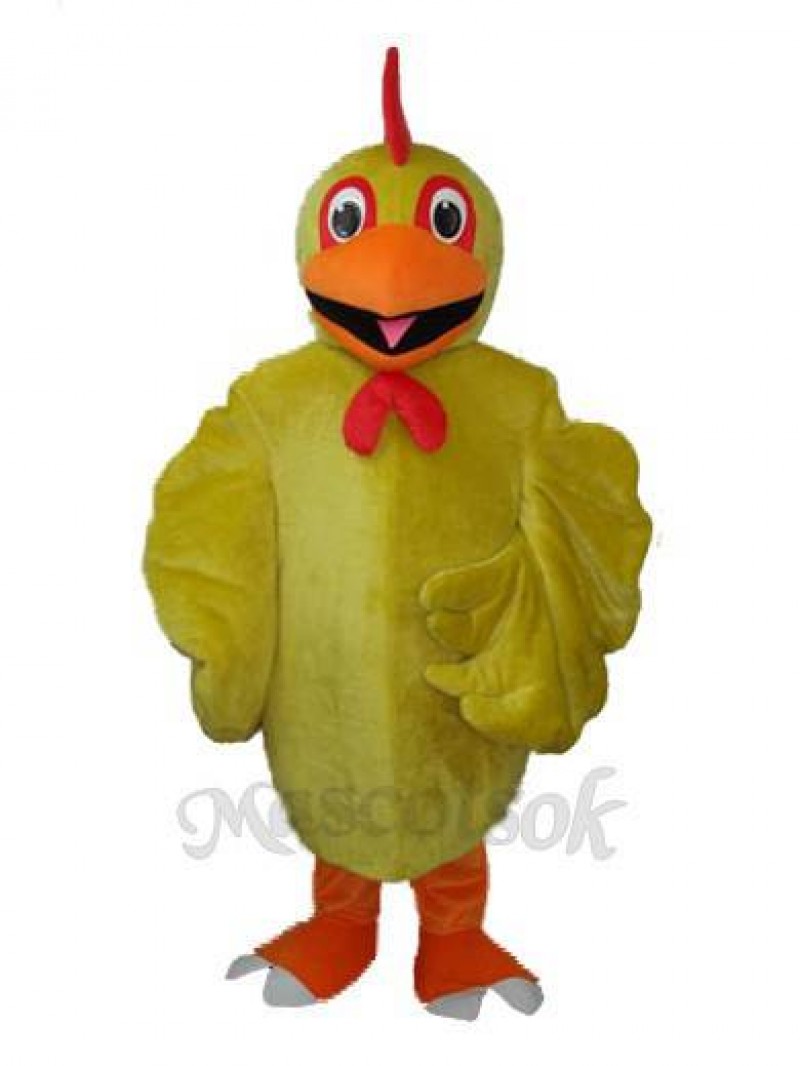 Revised Version Yellow Chicken Adult Mascot Costume